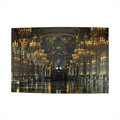Back2Basics 23.75 in. Battery Operated 6 LED Lighted Paris Opera House Scene Canvas Wall Hanging BA72784